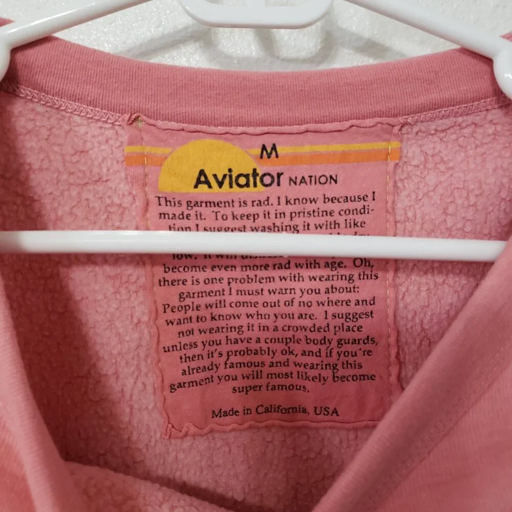 Aviator Nation Bolt Cropped Sweatshirt - Picture 15 of 16
